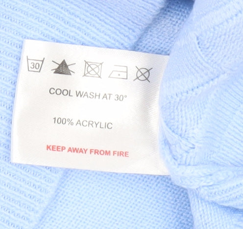 Womens UK Size 14 Paco Boutique Blue Pullover Jumper