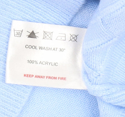 Womens UK Size 14 Paco Boutique Blue Pullover Jumper