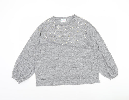 Womens UK Size L Savida Grey Pullover Jumper