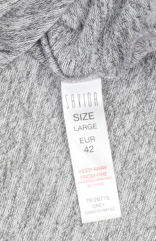 Womens UK Size L Savida Grey Pullover Jumper