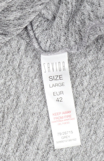 Womens UK Size L Savida Grey Pullover Jumper