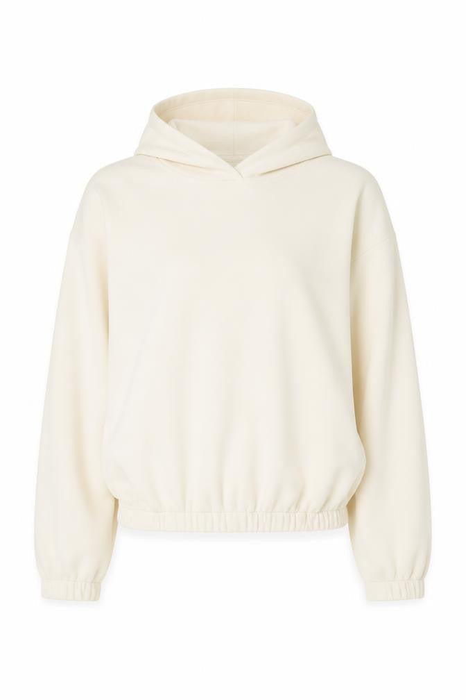 Womens UK Size M F&F Active Beige Pullover Hoodie