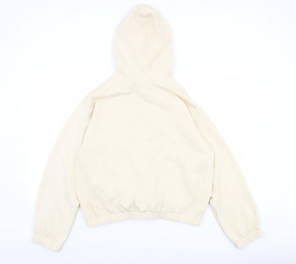 Womens UK Size M F&F Active Beige Pullover Hoodie