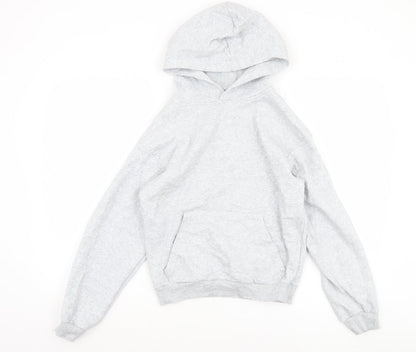 Girls UK Size 11-12 Years H&M Grey Pullover Hoodie