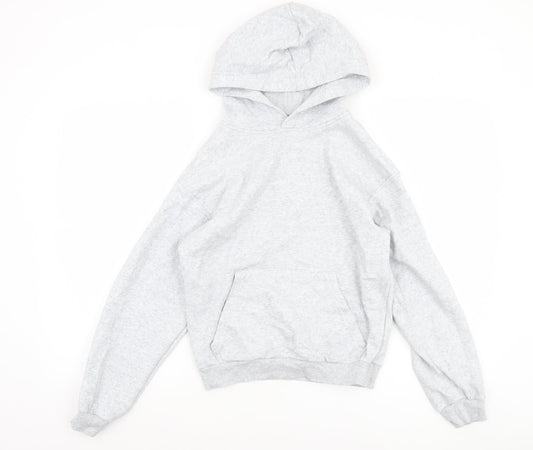 Girls UK Size 11-12 Years H&M Grey Pullover Hoodie