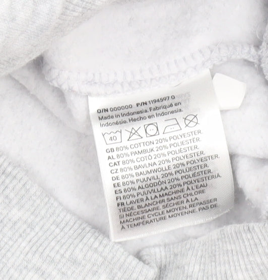 Girls UK Size 11-12 Years H&M Grey Pullover Hoodie