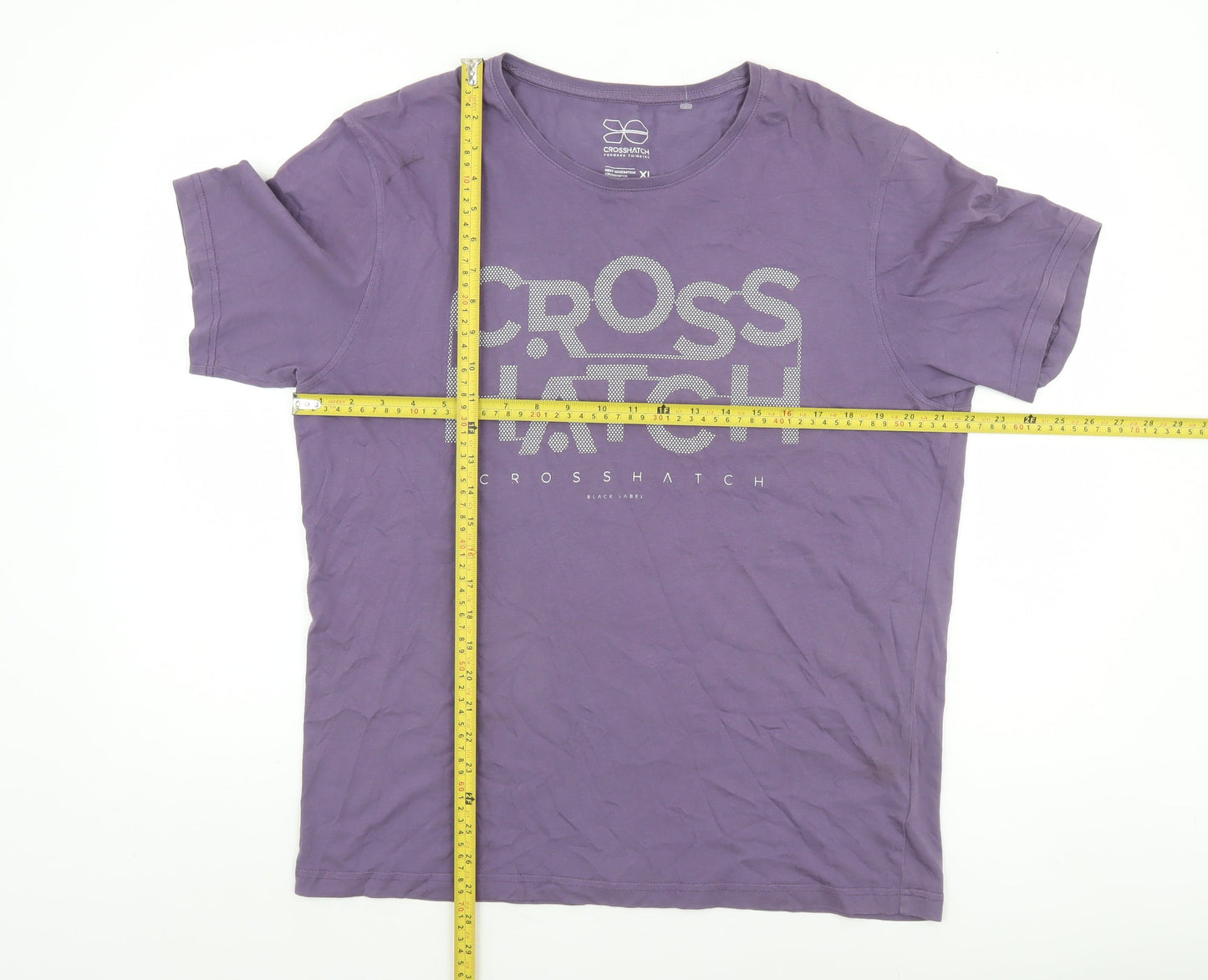 Mens UK Size XL Crosshatch Purple  T-Shirt