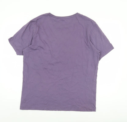 Mens UK Size XL Crosshatch Purple  T-Shirt