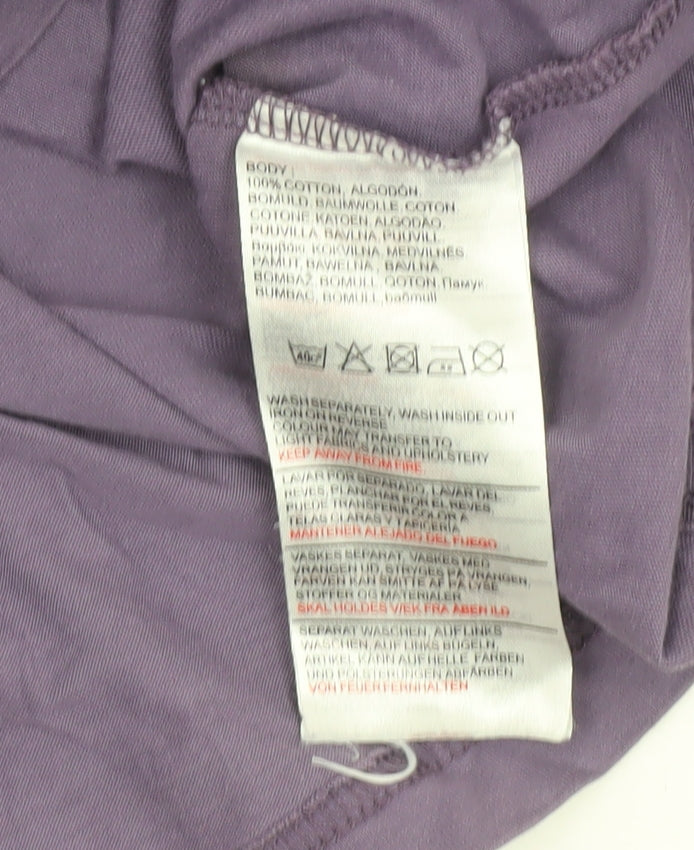 Mens UK Size XL Crosshatch Purple  T-Shirt