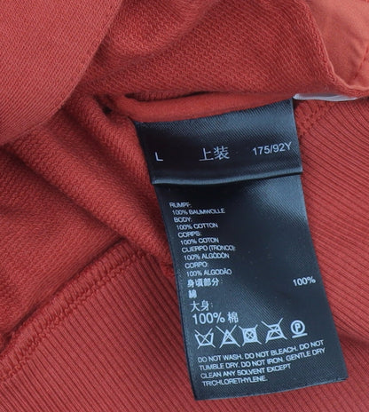 Adidas SLVR Women's Red Full Zip Hoodie Size L Cotton