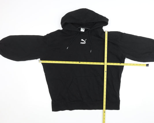 Mens UK Size L PUMA Black Pullover Hoodie