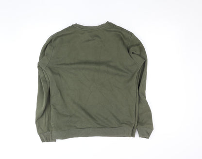 Mens UK Size M MP Green Pullover Sweatshirt