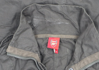 Arsenal Men's Green Cotton Military Jacket Size S Full Zip