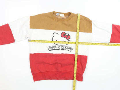 Zara Kids Girls Multicoloured Hello Kitty Pullover Sweatshirt 10 Years