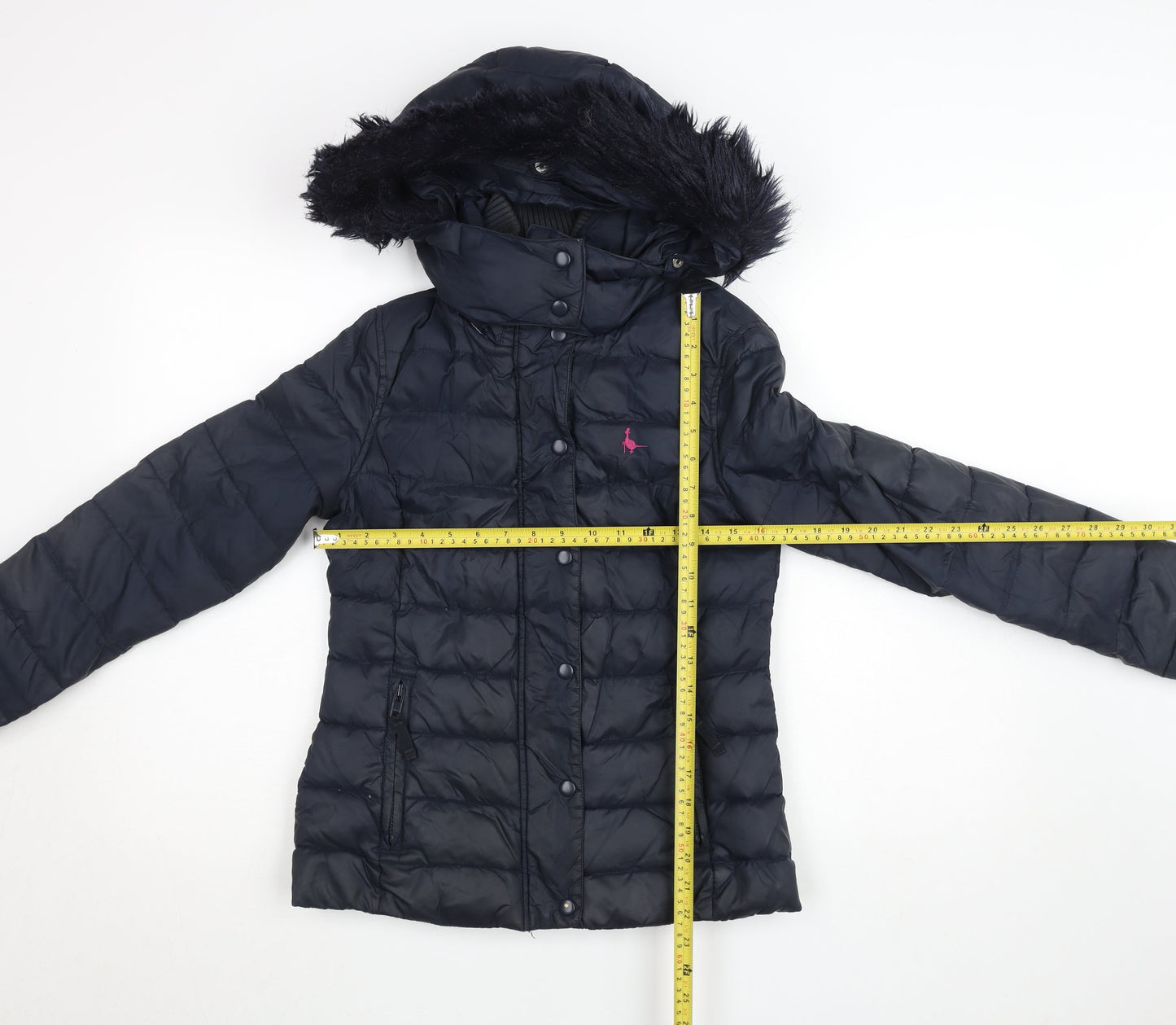 Girls UK Size 6 Jack Wills Blue Puffer Jacket
