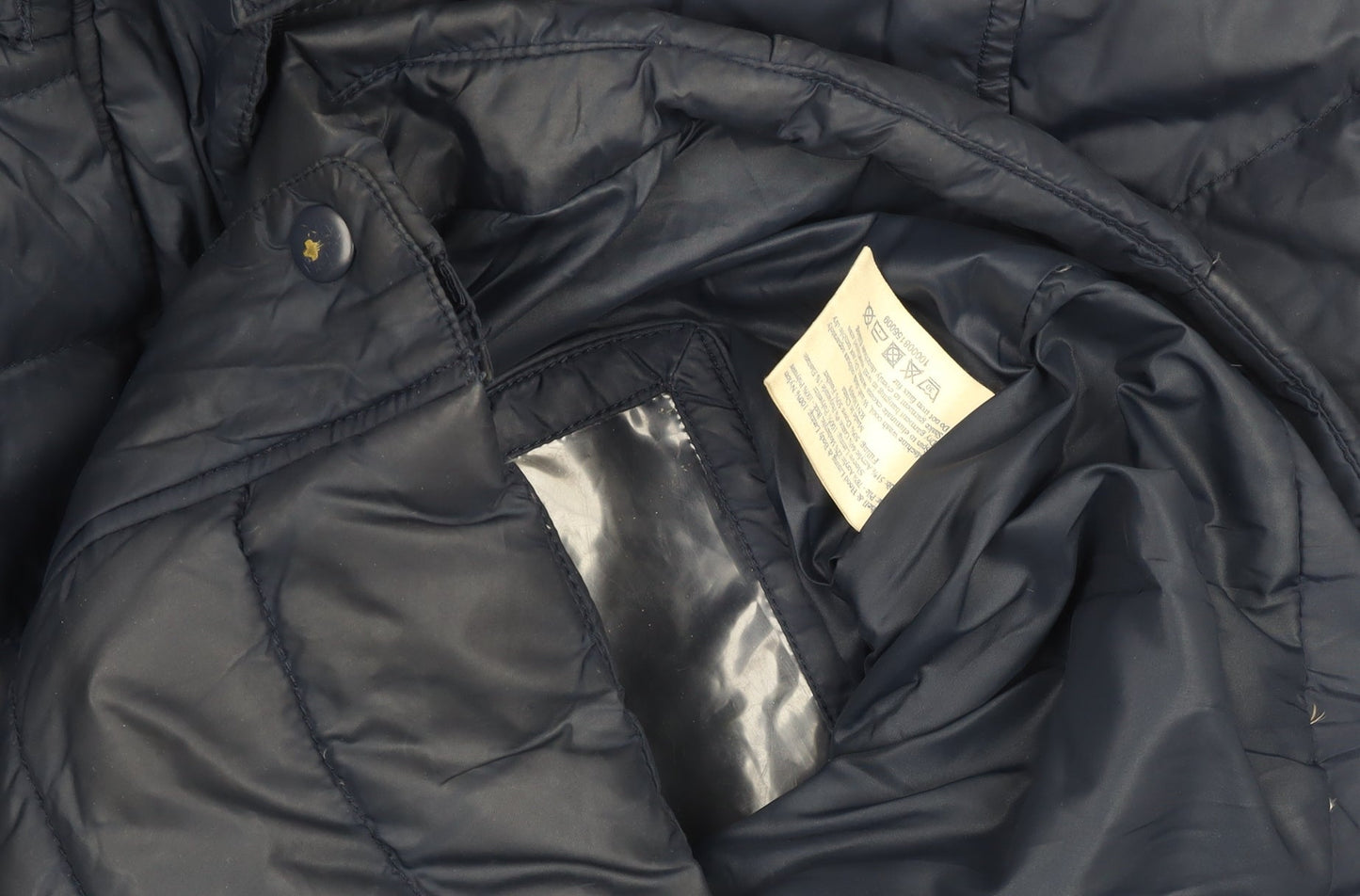 Girls UK Size 6 Jack Wills Blue Puffer Jacket