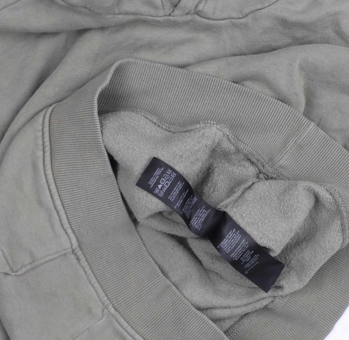 F&F Boys Green Pullover Fleece Hoodie 5-6 Years Warm Casual Jumper