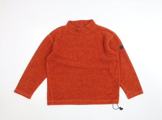 Womens UK Size S Jeep Orange Pullover Jumper