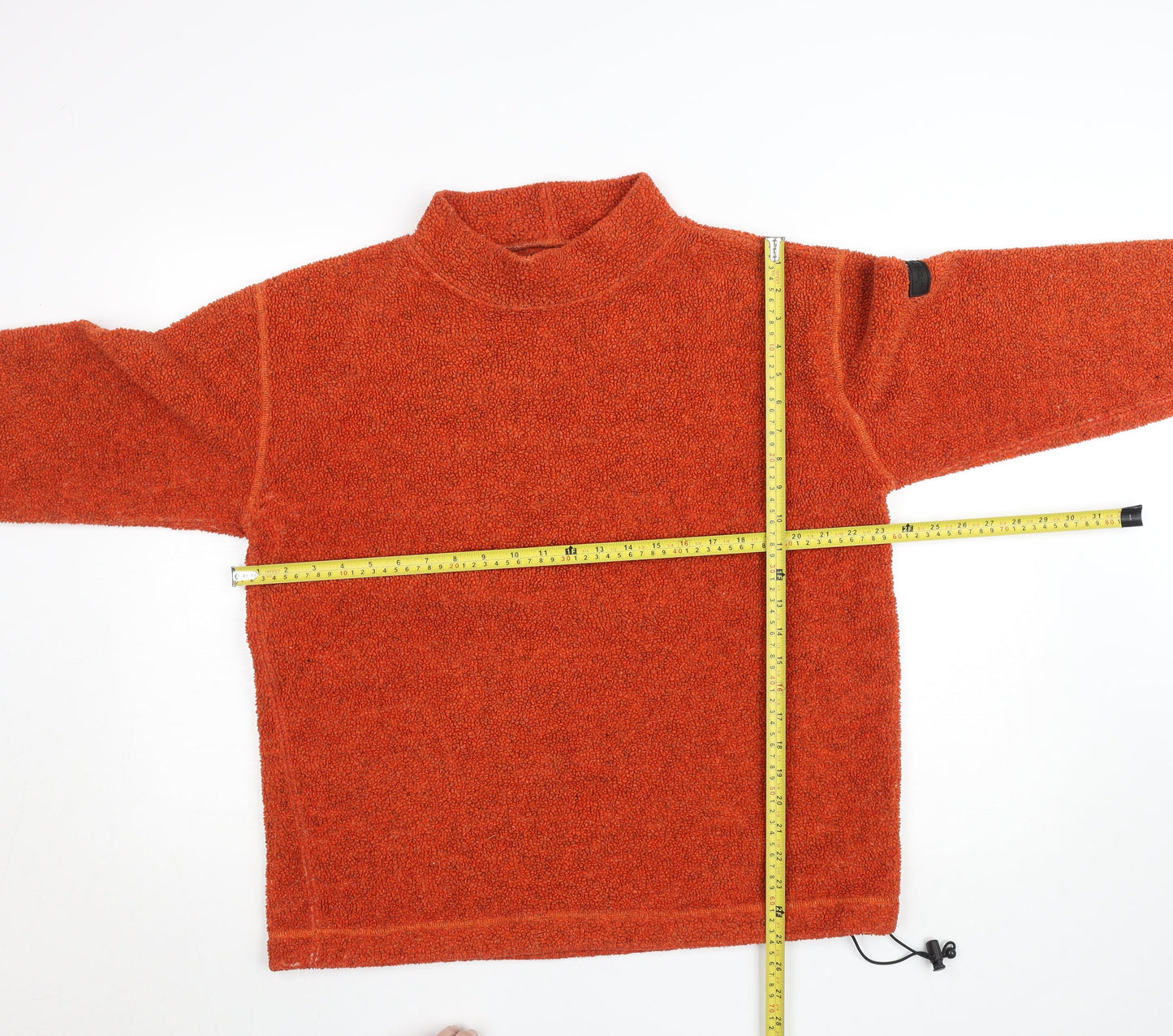 Womens UK Size S Jeep Orange Pullover Jumper