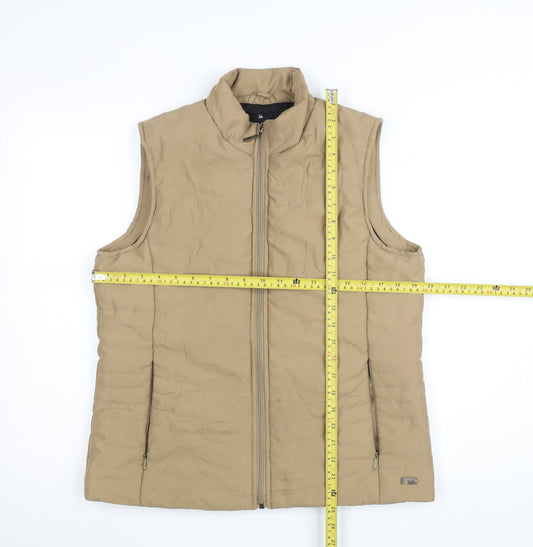 Womens UK Size 10 TIGI Beige Bodywarmer