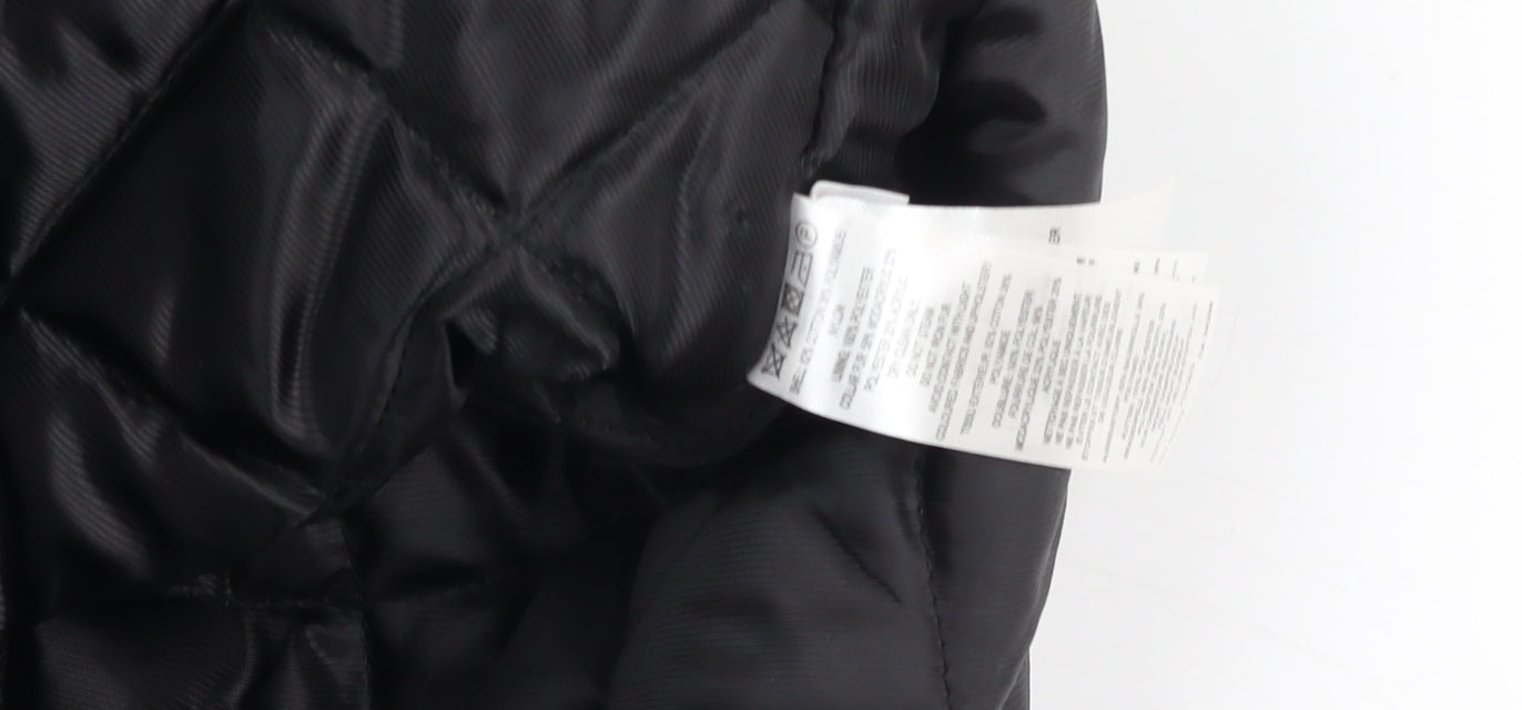 Womens UK Size M French Connection Black Parka Coat