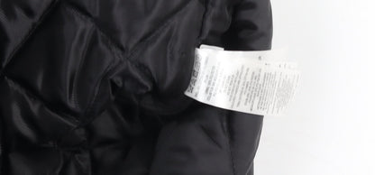 Womens UK Size M French Connection Black Parka Coat