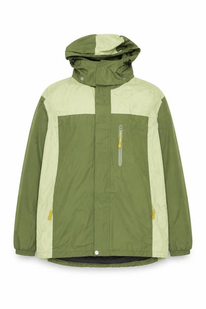Girls UK Size L Outdoor Scene Green Windbreaker Coat