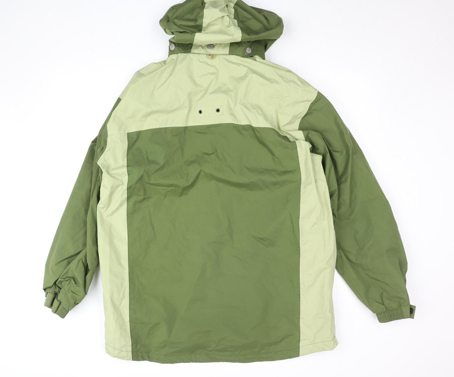 Girls UK Size L Outdoor Scene Green Windbreaker Coat