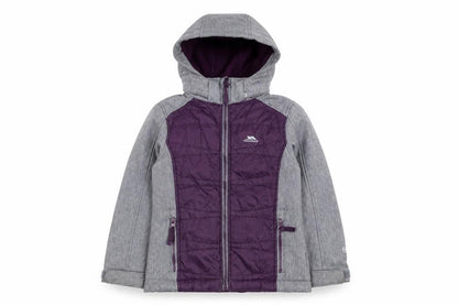 Girls UK Size 3-4 Years Trespass Purple Soft Shell