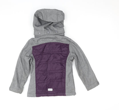 Girls UK Size 3-4 Years Trespass Purple Soft Shell
