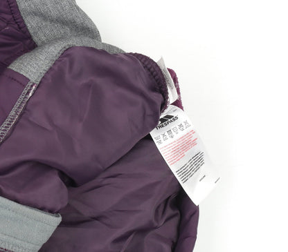 Girls UK Size 3-4 Years Trespass Purple Soft Shell