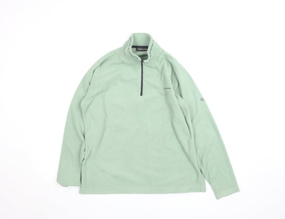 Craghoppers Womens Green Fleece 1/4 Zip Activewear Jacket Size 14