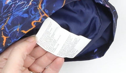 Mountain Warehouse Girls Blue Waterproof Hooded Rain Coat 13 Years