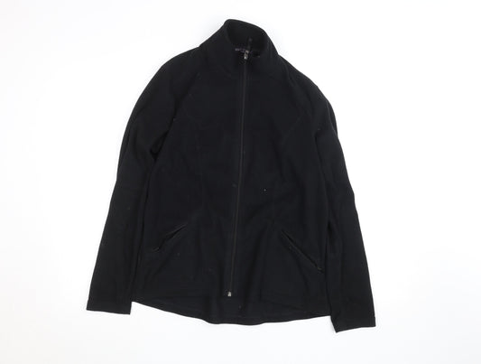 Marks and Spencer Women’s Black Fleece Full Zip Jacket Size 14