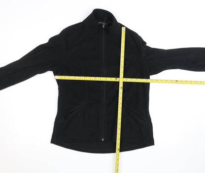 Marks and Spencer Women’s Black Fleece Full Zip Jacket Size 14