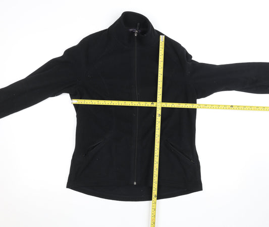 Marks and Spencer Women’s Black Fleece Full Zip Jacket Size 14