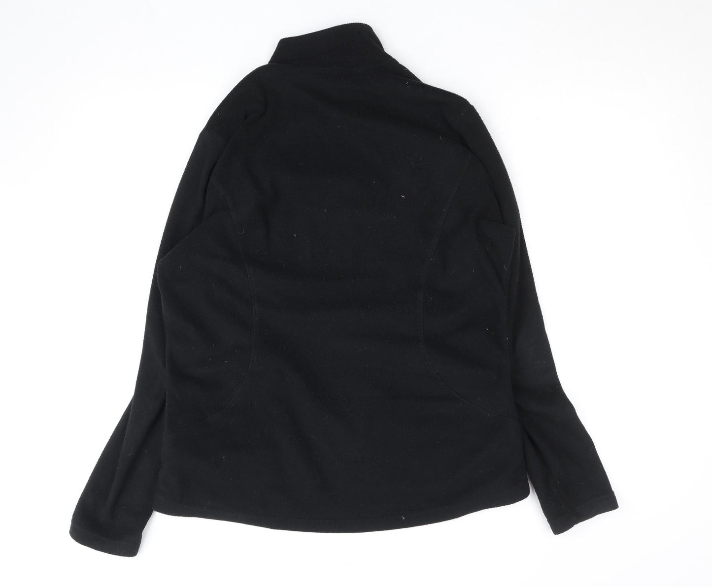 Marks and Spencer Women’s Black Fleece Full Zip Jacket Size 14