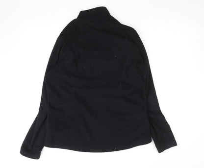 Marks and Spencer Women’s Black Fleece Full Zip Jacket Size 14