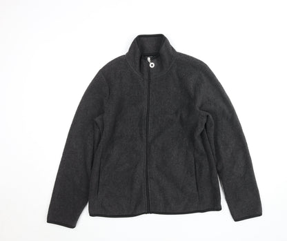Womens UK Size L E Studio Grey Basic Jacket