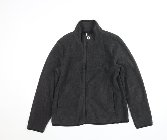 Womens UK Size L E Studio Grey Basic Jacket