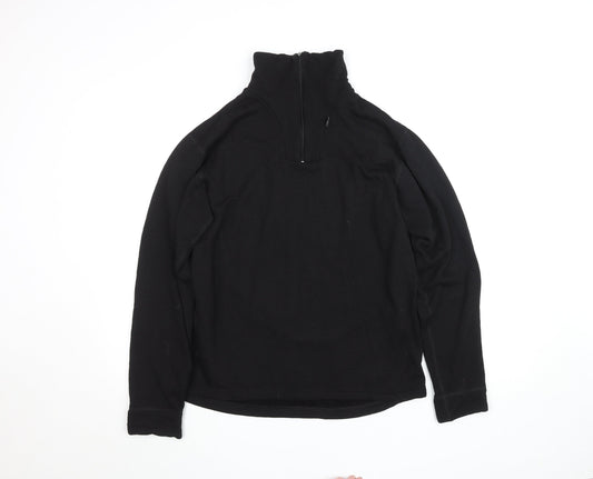 Helly Hansen Men’s Black L Fleece 1/4 Zip Outdoor Pullover Top