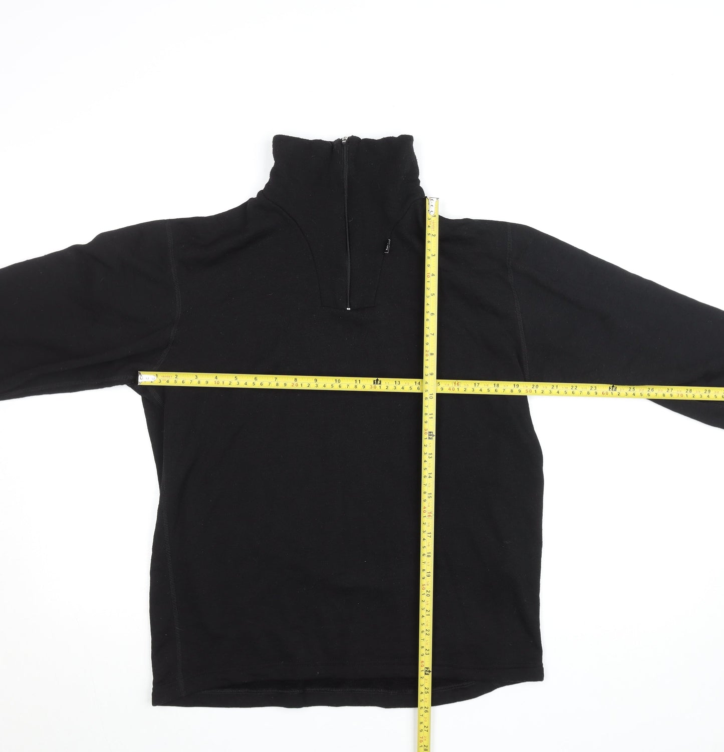 Helly Hansen Men’s Black L Fleece 1/4 Zip Outdoor Pullover Top