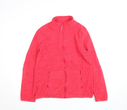 Mountain Warehouse Womens Pink Full Zip Fleece Jacket UK 16