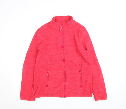 Mountain Warehouse Womens Pink Full Zip Fleece Jacket UK 16