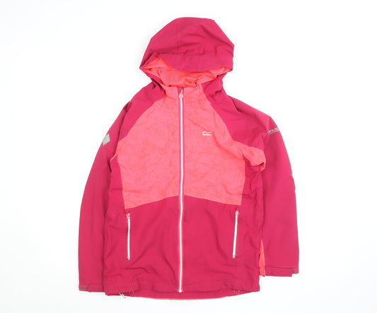 Girls UK Size 13 Years Regatta Pink Rain Coat