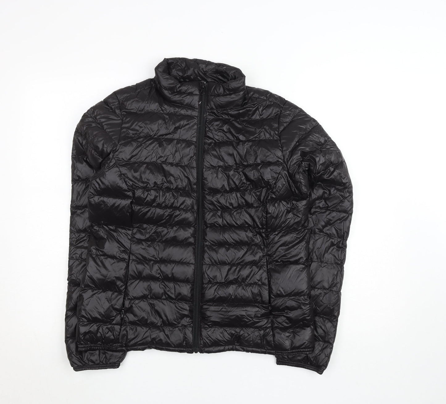 Womens UK Size M HAVANA Black Puffer Jacket