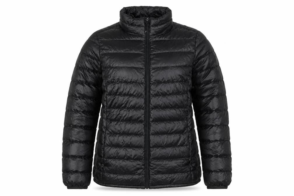 Womens UK Size M HAVANA Black Puffer Jacket