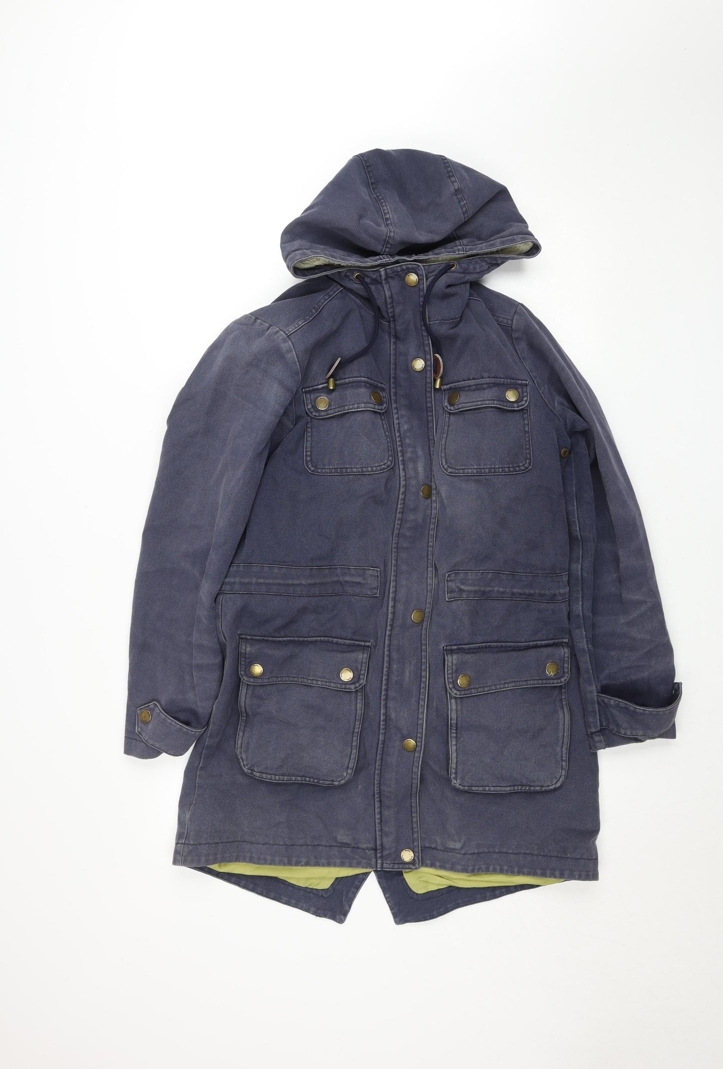 Womens UK Size 10 Boden Blue Parka Coat