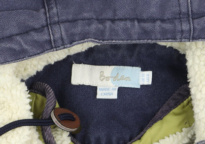Womens UK Size 10 Boden Blue Parka Coat