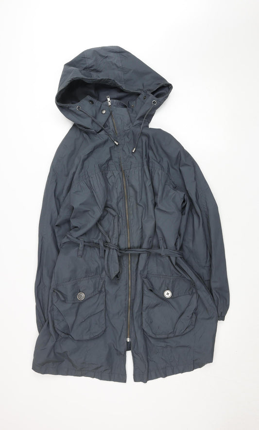Womens UK Size 16 Marks and Spencer Grey Parka Coat